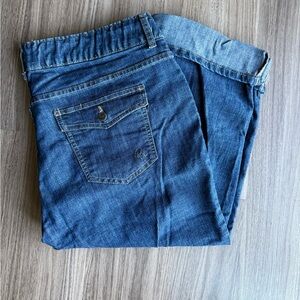 Riders by Lee Dark Blue Cropped Jeans